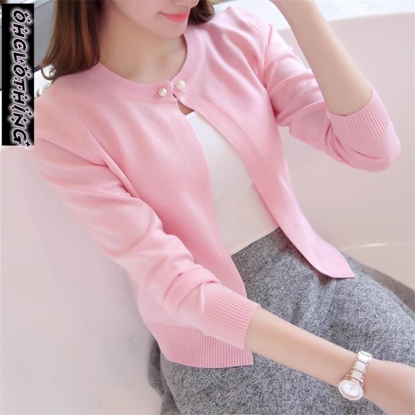 

Spring autumn sweater cardigan dress sunscreen shawl thin coat a long sleeved sweater girl summer air conditioning 220813, P4