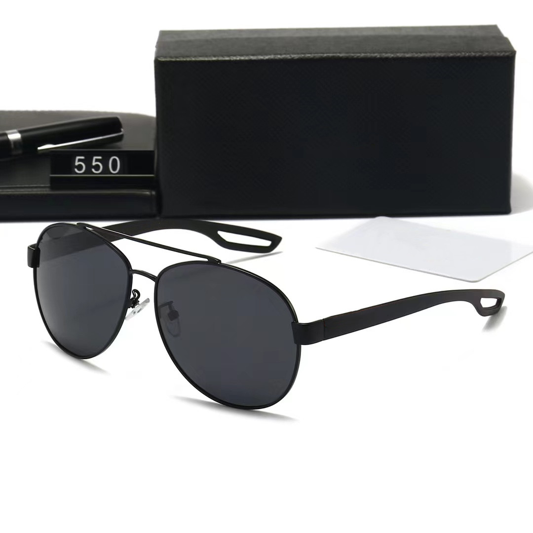 

Designer Sunglasses womens mens sunglasses Pilot rounds anti UV prevention polarized sunshade business affairs glasses man and Woman eyeglasses with Original Box