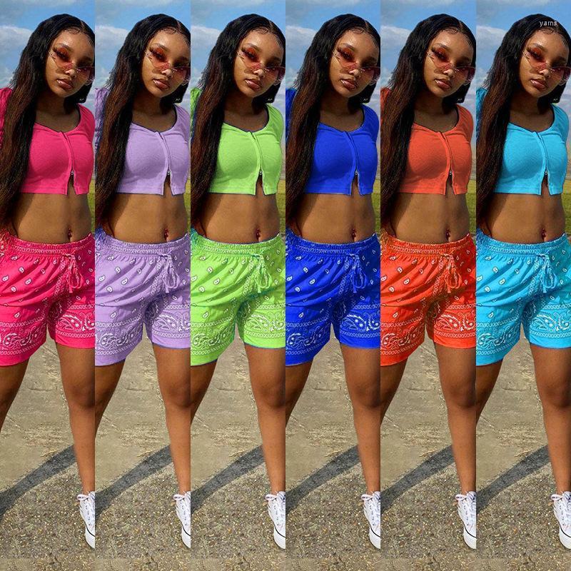 

Women' Two-piece Suit 2022 Summer Clothing Casual Fashion Trend Sports Tracksuits, Orange
