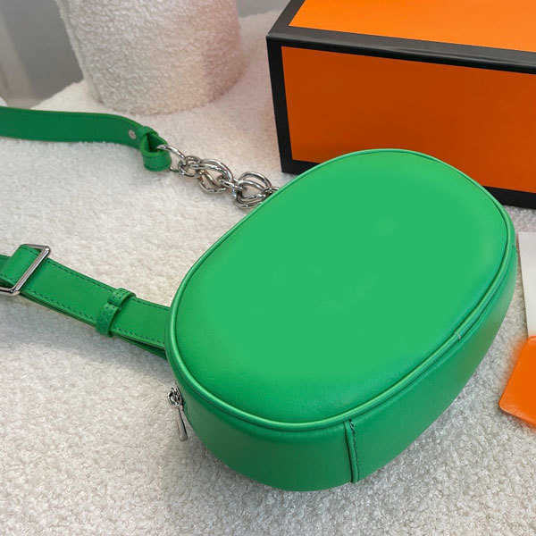 

showecomfort01 store 2022 Pig nose bag new fashion chest Bags oval mobile phone cowhide Single Shoulder Messenger small square bags, Blue