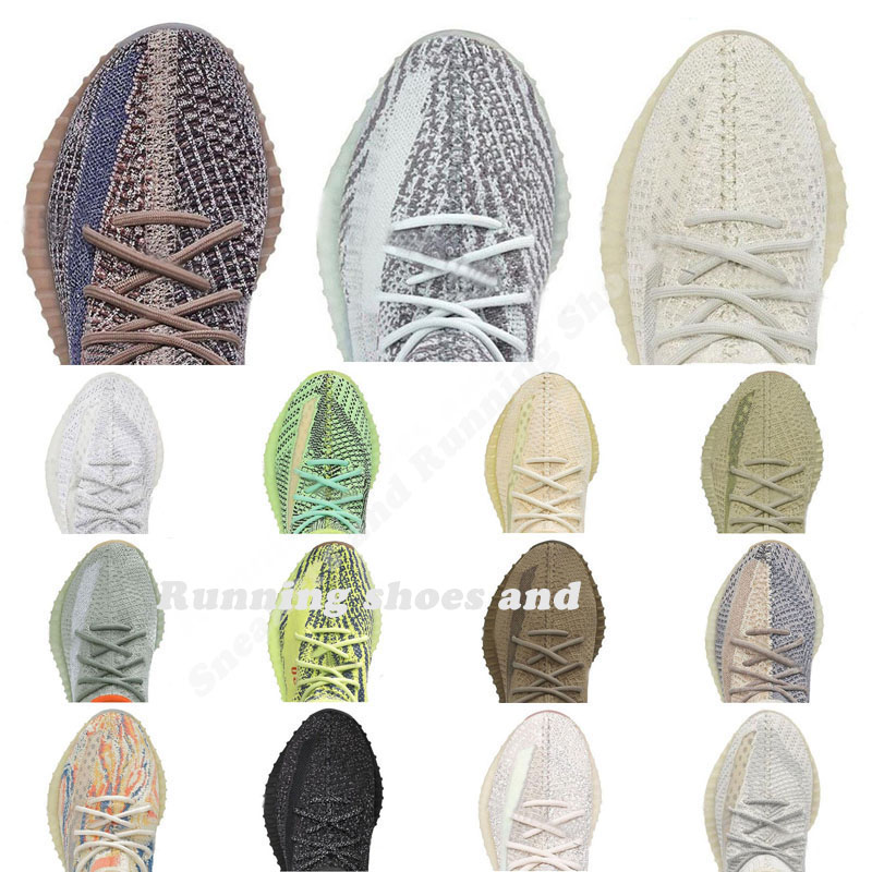 

luxury running shoes cinder black static 3M men women reflective yezies boost sneakers zebra clay v2 yezz earth israfil mens womens sports yezzi..., Color 21