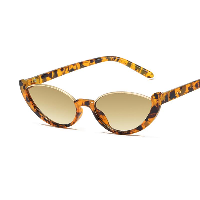 

Sunglasses Personality Cat Eye Women Vintage Luxury Design Colored Lenses Pink Shades Sunglass Retro Gradient Eyeglasses Gafas