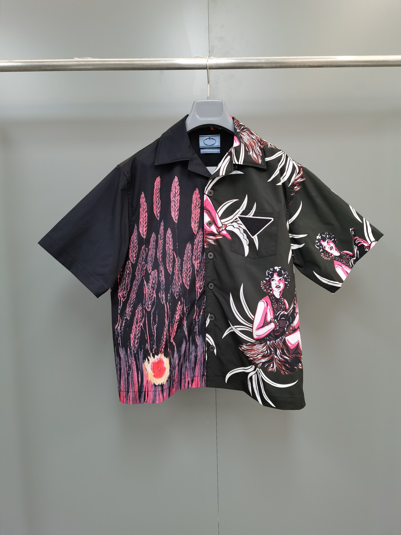 

Summer latest brand designer casual shirt ~ US size loose edition high-quality exquisite floral print design fashionable mens luxury single-breasted shirt, Multi