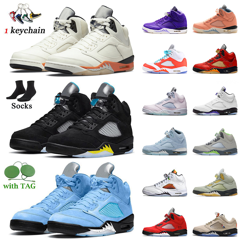 

Jumpman 5 5s Basketball Shoes High OG Women Mens Aqua UNC University Blue Shattered Backboard Sail Bluebird Hare Designer Sneakers Athletic Outdoor Trainers Sports, C47 hare 40-47