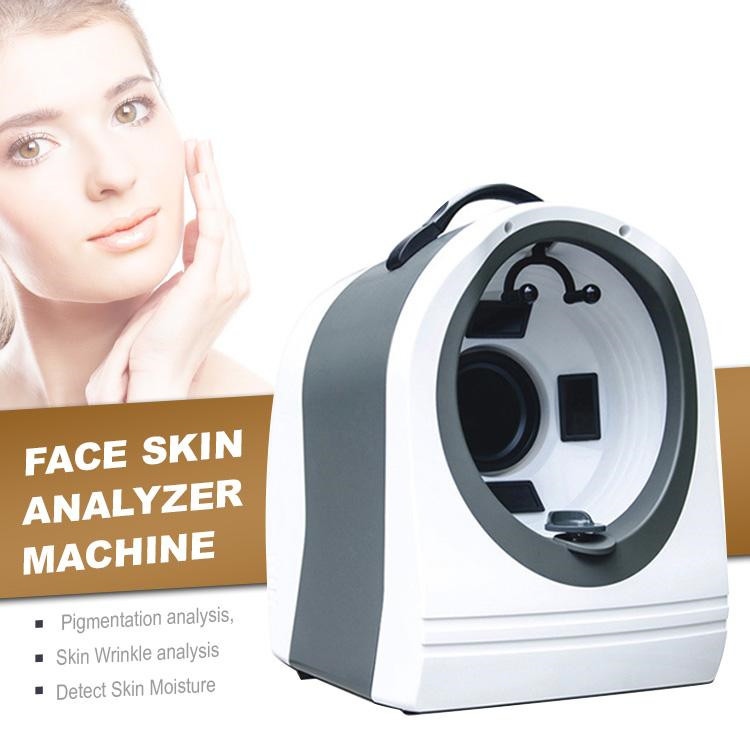 

Beauty analysis equipment Portable magic mirror face moisture test scanner auto skin analyzer machine for deep analysis facial problems