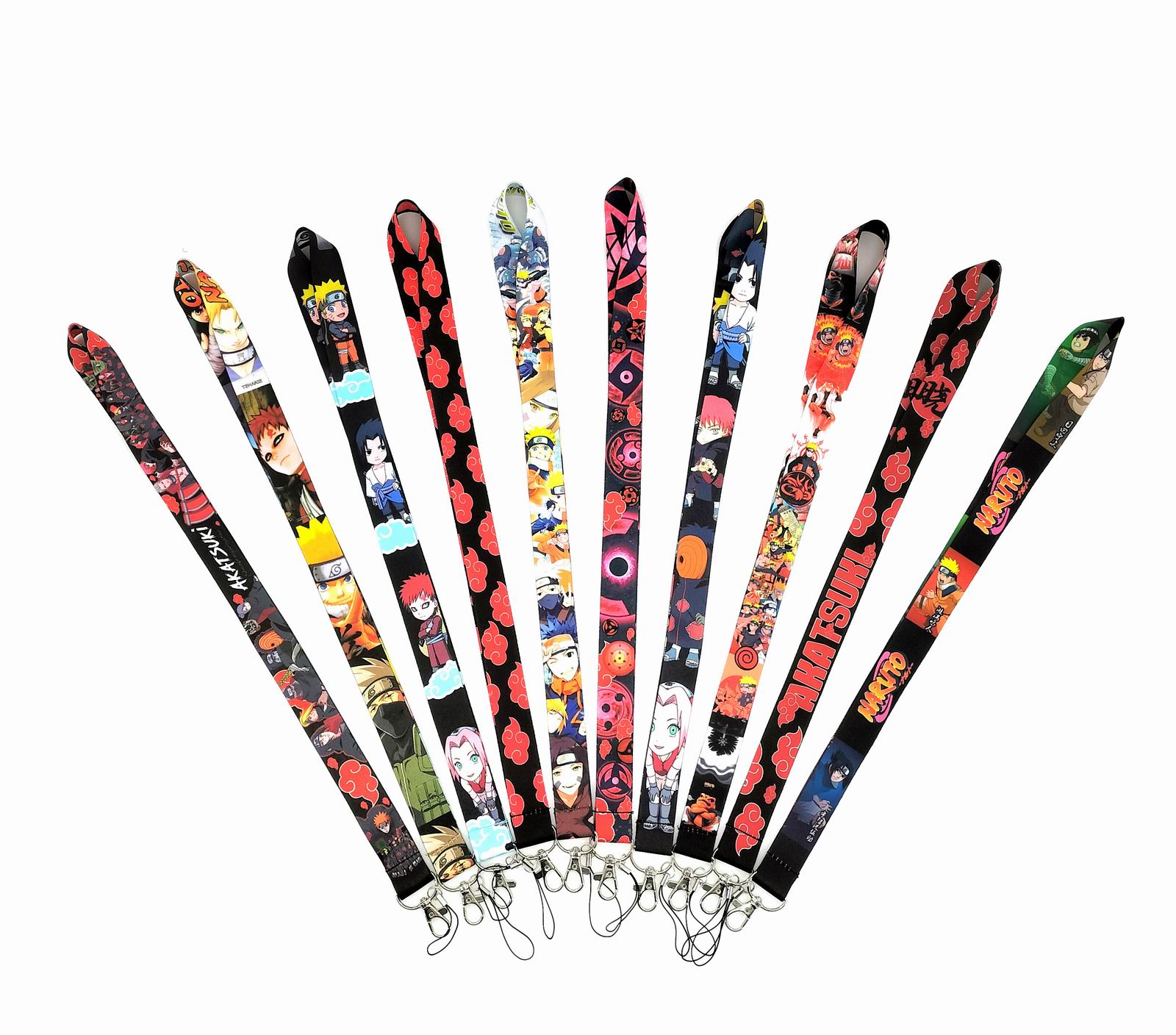 

Cell Phone Straps & Charms 20pcs Japan Anime boy love cartoon Lanyard Neck Strap Clip Black Stripe for Car Key ID Card Mobile Phone Badge Holder 2022 Small Wholesale