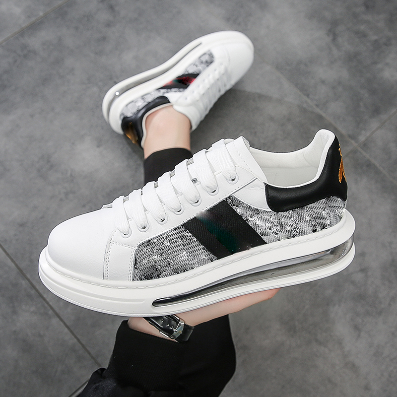 Men Shoes 2022 New Simplicity Spring Autumn Sneakers Lace Up PU Leather Casual Outdoors Fashion Comfortable Round Toe DH659B
