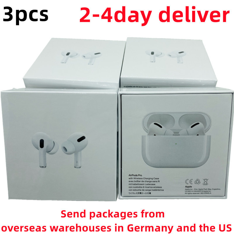 

3pcs 1:1 Original quality Apple AirPods 3 Pro Air Gen 3 Pods H1 Chip Transparency Earphones Wireless Charging Bluetooth Headphones AP3 AP2 Earbuds 2nd Headsets, Serial number is valid