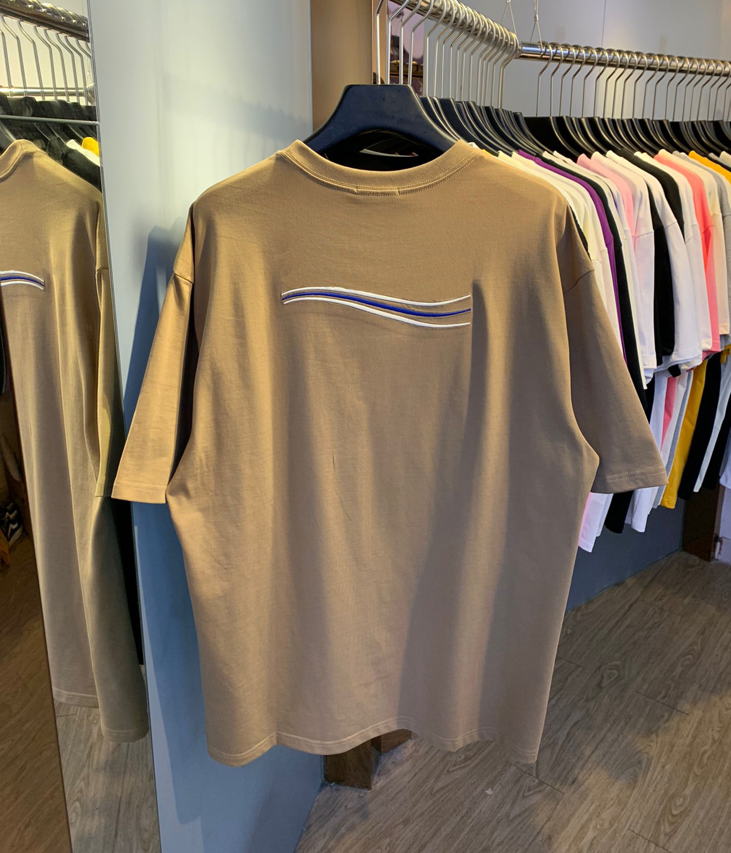 

New AOP jacquard letter knitted sweater in autumn / winter 2023acquard knitting machine e Custom jnlarged detail crew neck cotton d4gttt6, Brown