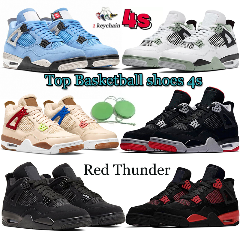 

2022 Top New Basketball shoes 4 4s Seafoam Royalty Red Thunder Starfish Where The Wild Things Are Green Metallic Men Women Designer Sneakers