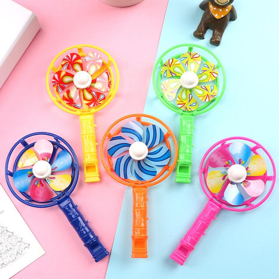 

Novelty Games Back To School Presents Children's Toys Classic Plastic Whistle Windmill Birthday Party Favors Kids Party Gifts