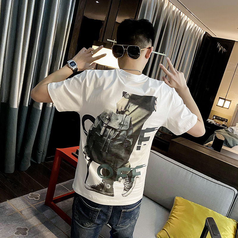 Mens T Shirt Designer Bag Print Designer Short Sleeve Casual Summer Breathable Clothing Men&#039;s Clothes Couple T-Shirt Wholesale-image-763092120