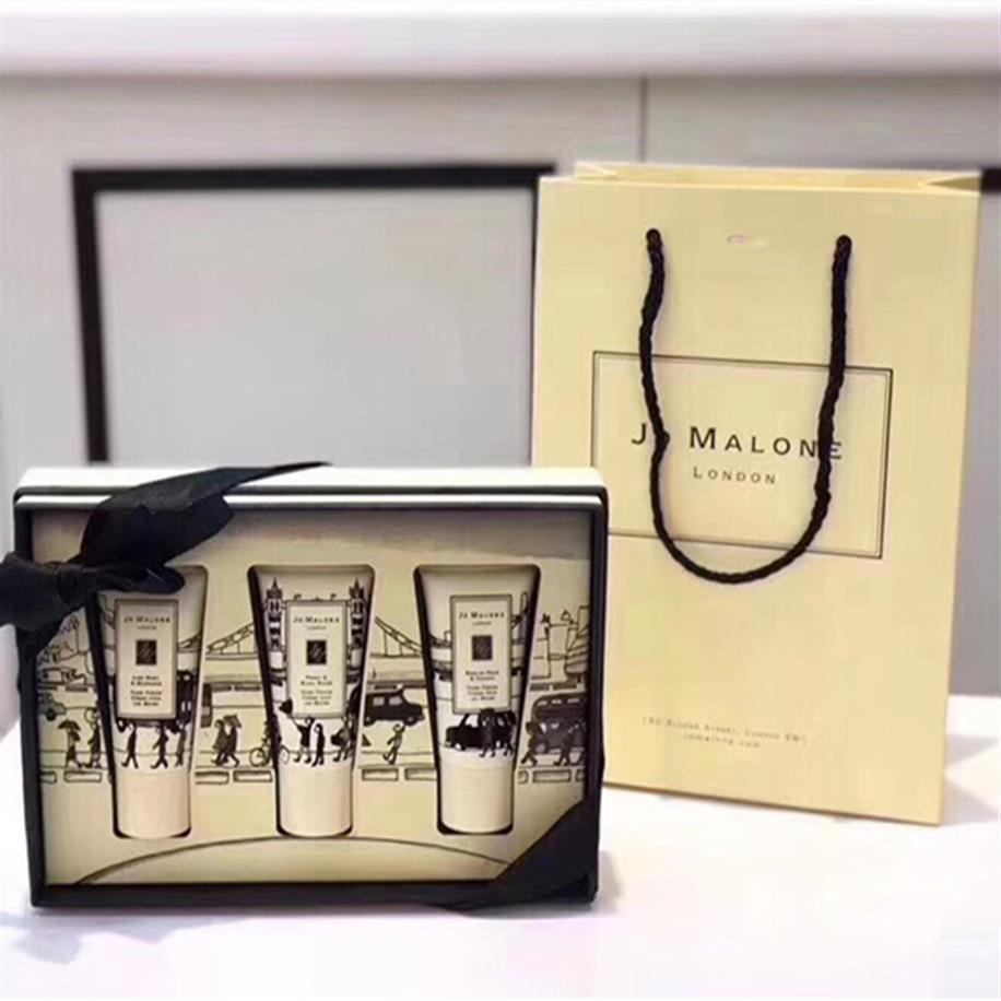 

New 3set Jo Malone London Hand Cream 3 scent kit Lime Basil & Mandarin Peony & Blush Suede english pear&sia 30ML 3276P