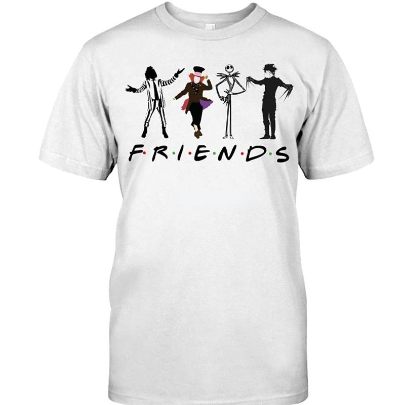 

Men's T-Shirts Friends Horror Tim Edward Jack-Skellington Beetlejuice Funny Gift For Men Women Girls Unisex T-ShirtMen's Men'sMen's, 0303077-red