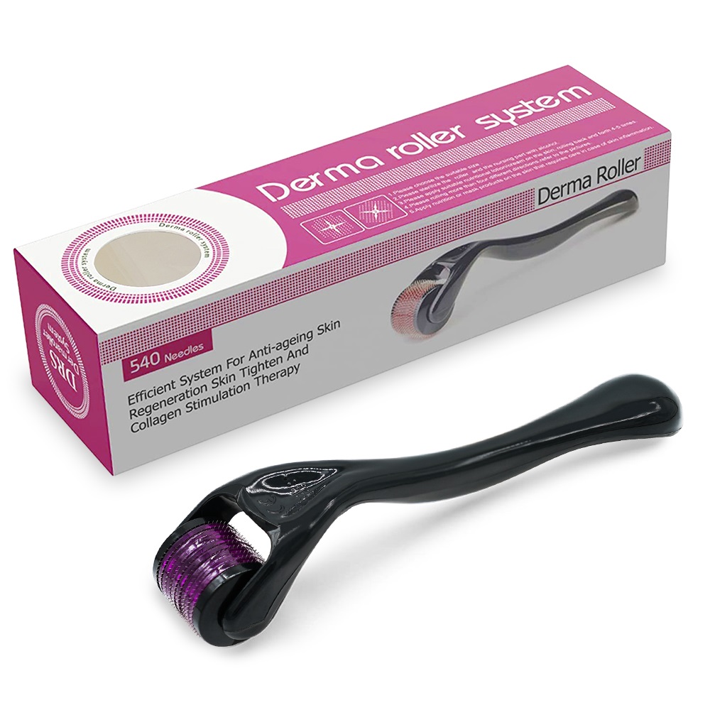 Derma Microneedle Roller Germination Treatment 540 0.5mm Acne Scar Treatment Stainless Steel Used Beauty Skin Care Cell Proliferation-image-757173983