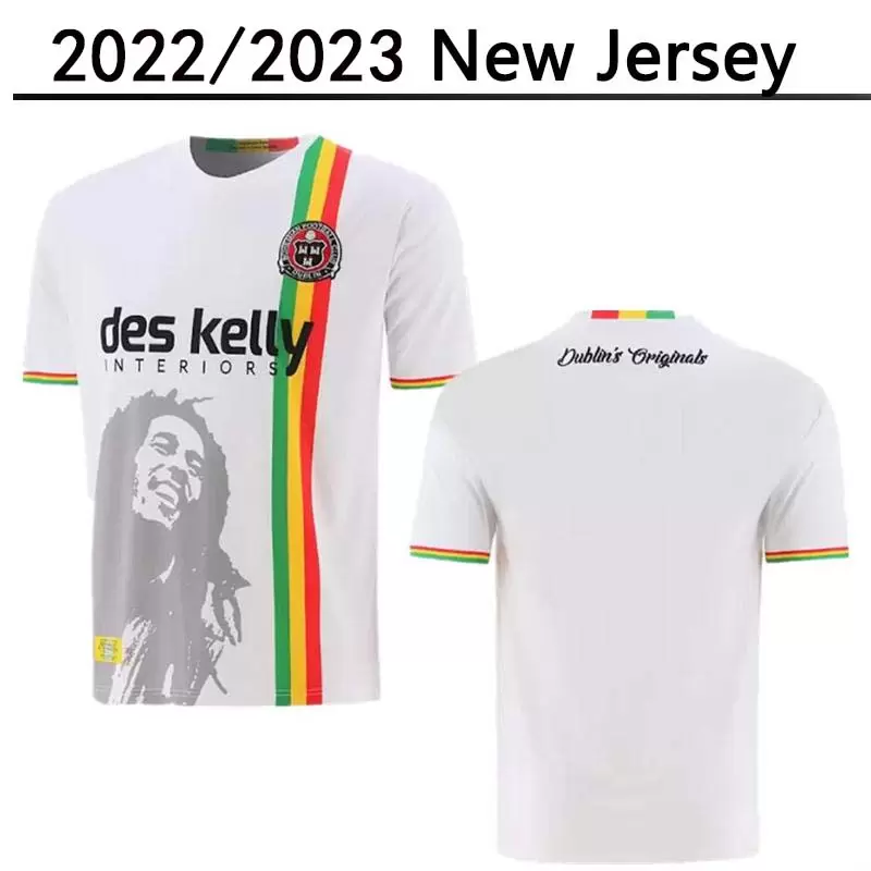 

Bohemian FC 2021 2022 Bob Marley Away Soccer Jersey White 21 22 Bohemians Bohs Special Football Shirt DOHERTY TWARDEK DEVOY ALI COOTE LIAM BURT FEELY TALBOT, Picture