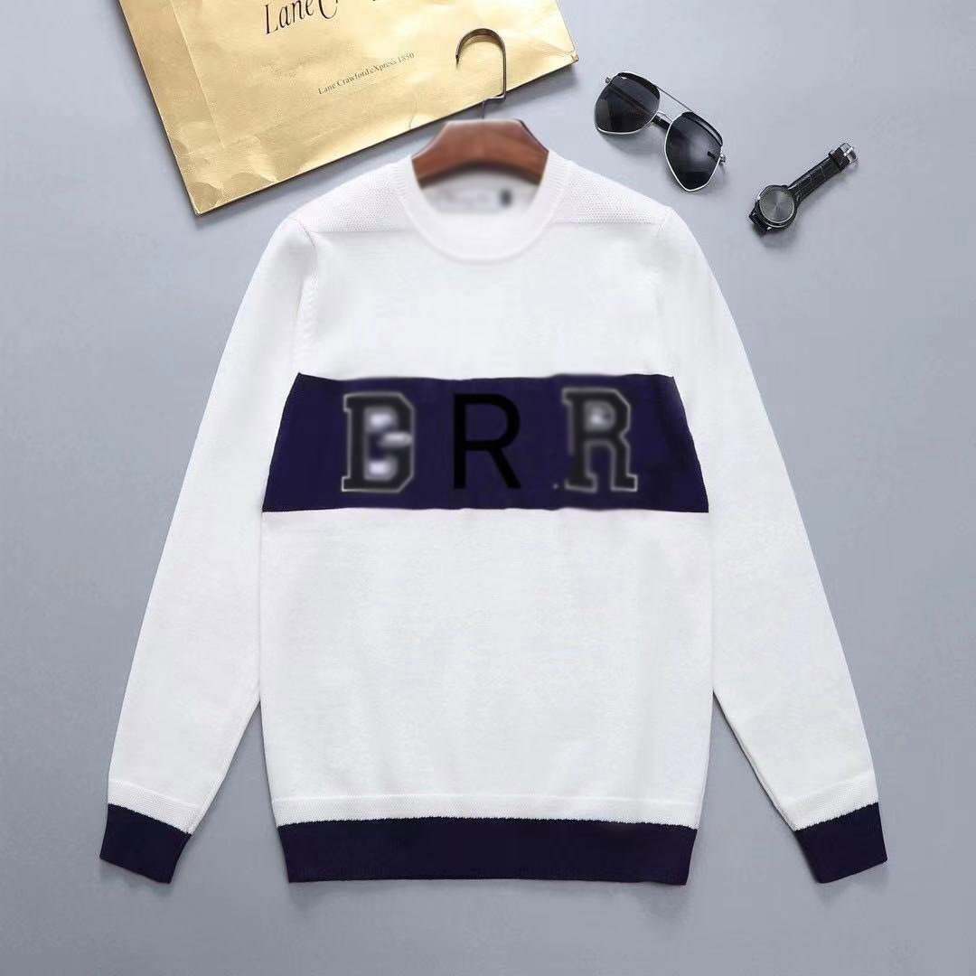 

Autumn and winter round neck thick warm sweater men Medusa classic pattern printing, Customize