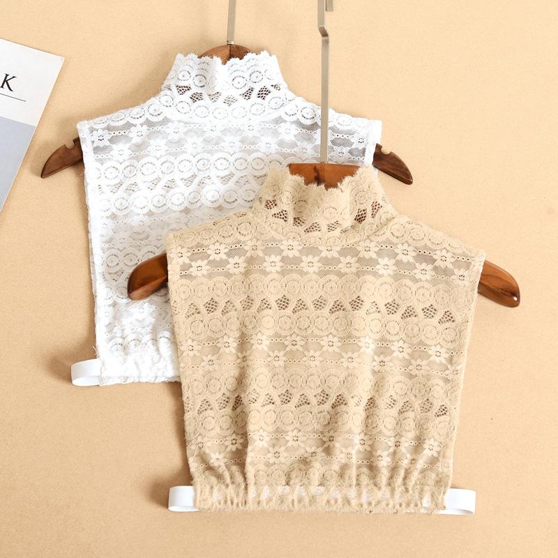

Bow Ties Lace Fake Flase Collars Decorative For Women Pluas Size Sweater Blouse Half Shirt False Collar Neckwear Detachable CollarBow