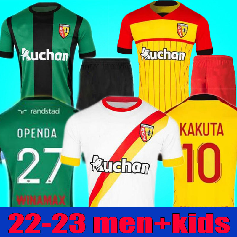 

Maillot de Foot 22 23 RC Lens Soccer Jersey Saint Barbe Special SEKO FOFANA KAKUTA 2022 2023 Child Football Shirt Men Kids Kit Set Enfants SOTOCA MEDINA GANAGO, 22-23 home adult