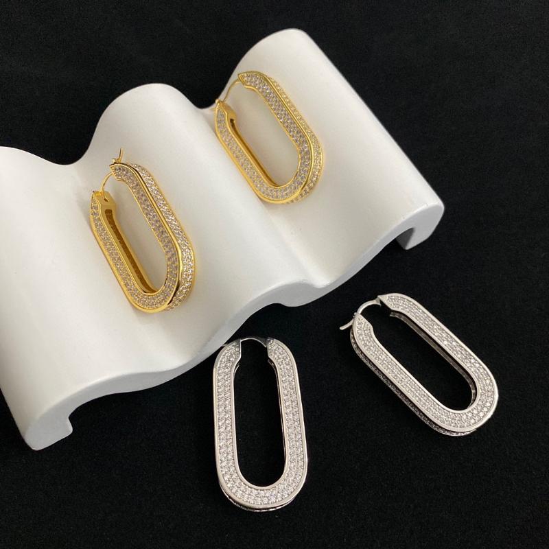 

Stud Original Zircon Earrings Luxury Geometric High Quality JewelryStudStud