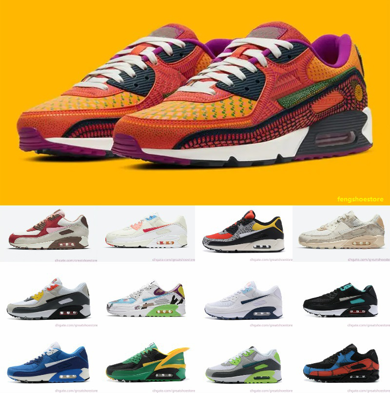 

New Arrival OG 90s QS Men Women Running Shoes Cushion Kiss Black Turf Orange Triple White Black Increase Designer Classic Sneakers Trainer, Shoesbox link in store