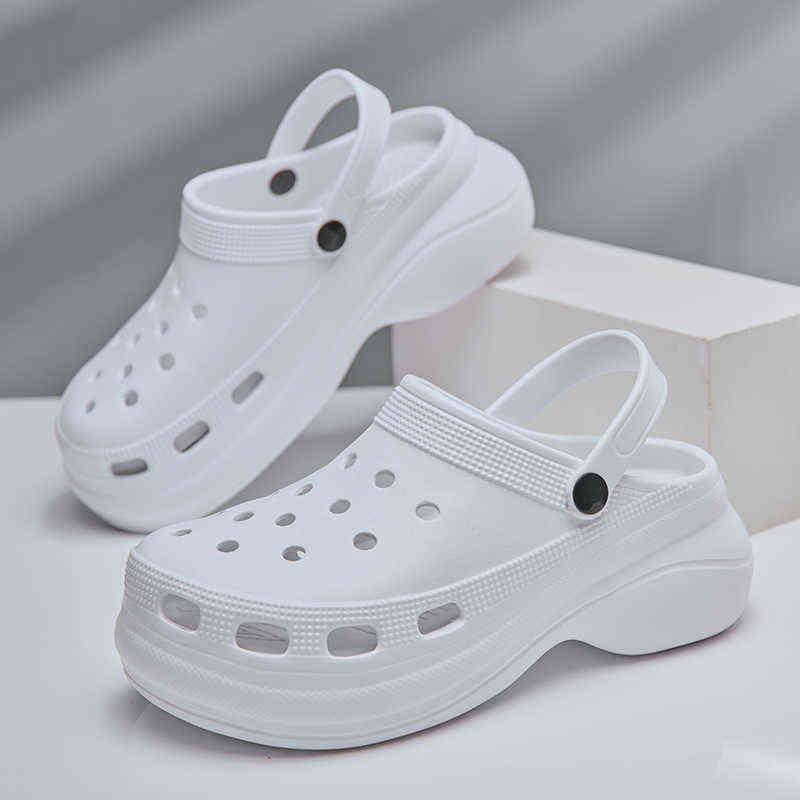 

sandals Women Sandals Shoes Fashion Grades Clogs White Nurse Crocks Hole Casual Breathable Slippers Zapatos De 220623, Black