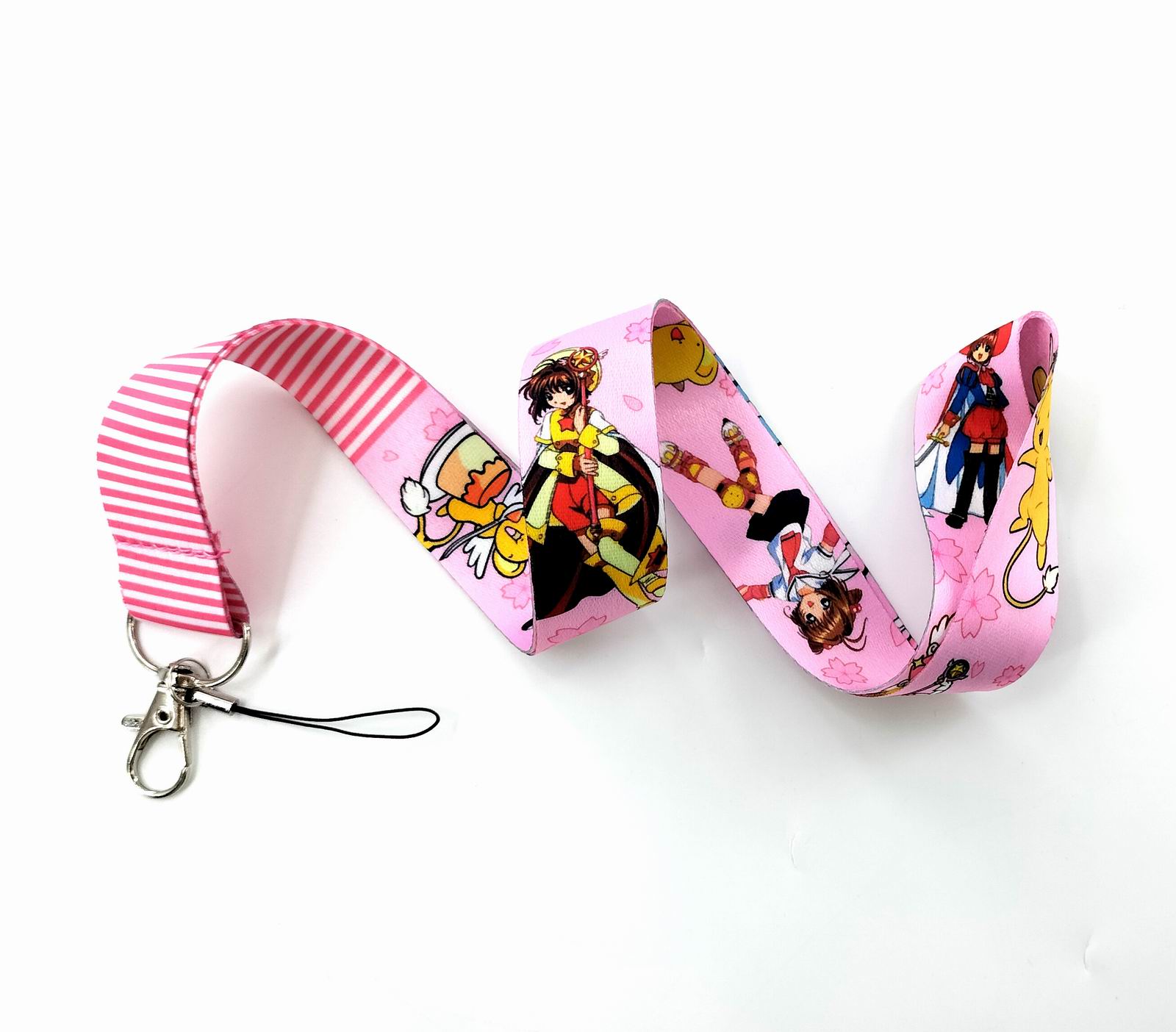 

10 Pack Cardcaptor Sakura Cartoon Anime Lanyard Key Chain Neck Strap Key Camera ID Card Phone String Pendant Party Gift Accessories