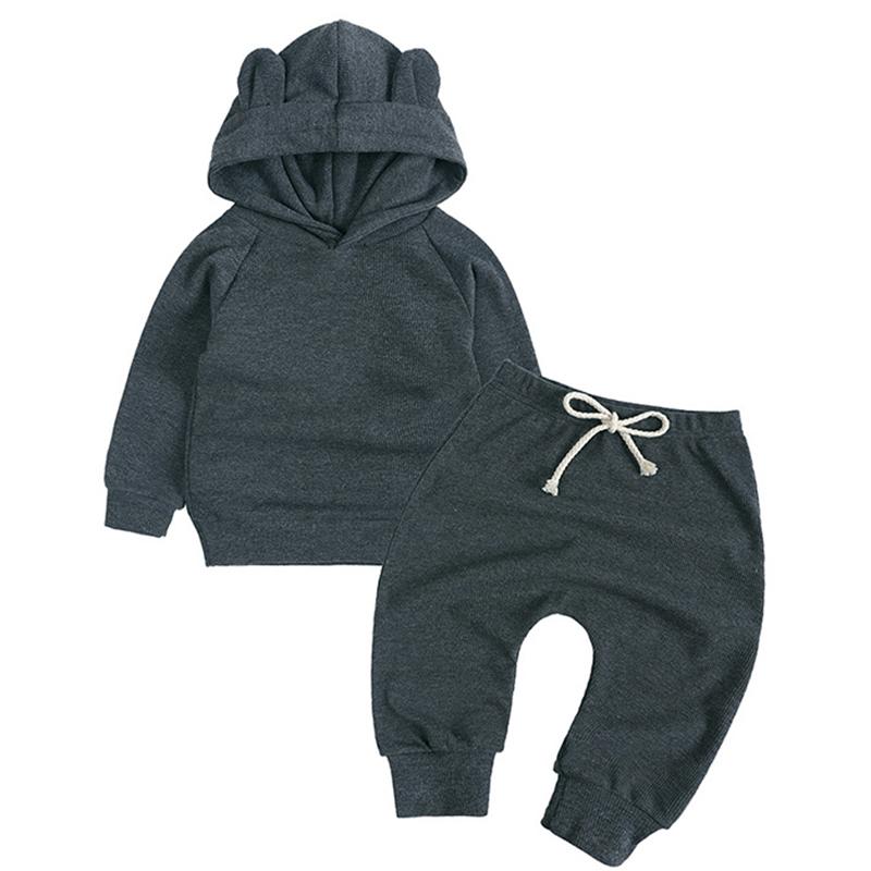 

Clothing Sets Infant Baby Boy Girls Clothes Set Long Sleeve Hoodies Pant 2Pcs Borns Outfits Autumn Winter Toddler Girl ClothingClothing, Green