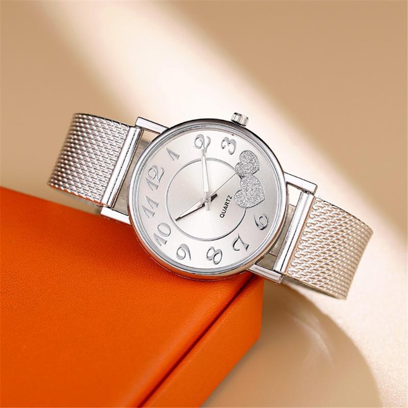 

Wristwatches The Latest Top Fashion Ladies Mesh Belt Watch Wild Lady Creative Gift Wrist Bracelet Watches Men 2022 GiftWristwatches