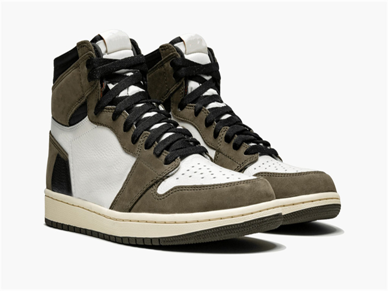 

Shoes Travis Scotts x 1 High Mens Basketball Jumpman 1s Mocha Outdoor Sports Sneakers Size US7-13, All with original symbol