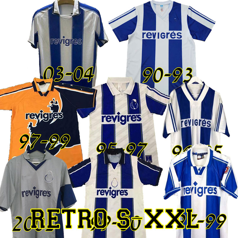 

Retro 2003-04 Porto UCL Soccer Jerseys 94 95 96 97 98 99 00 01 Deco McCarthy Vintage Football Camisetas Futbol Camisas Shirts Classic Kit, 95-97