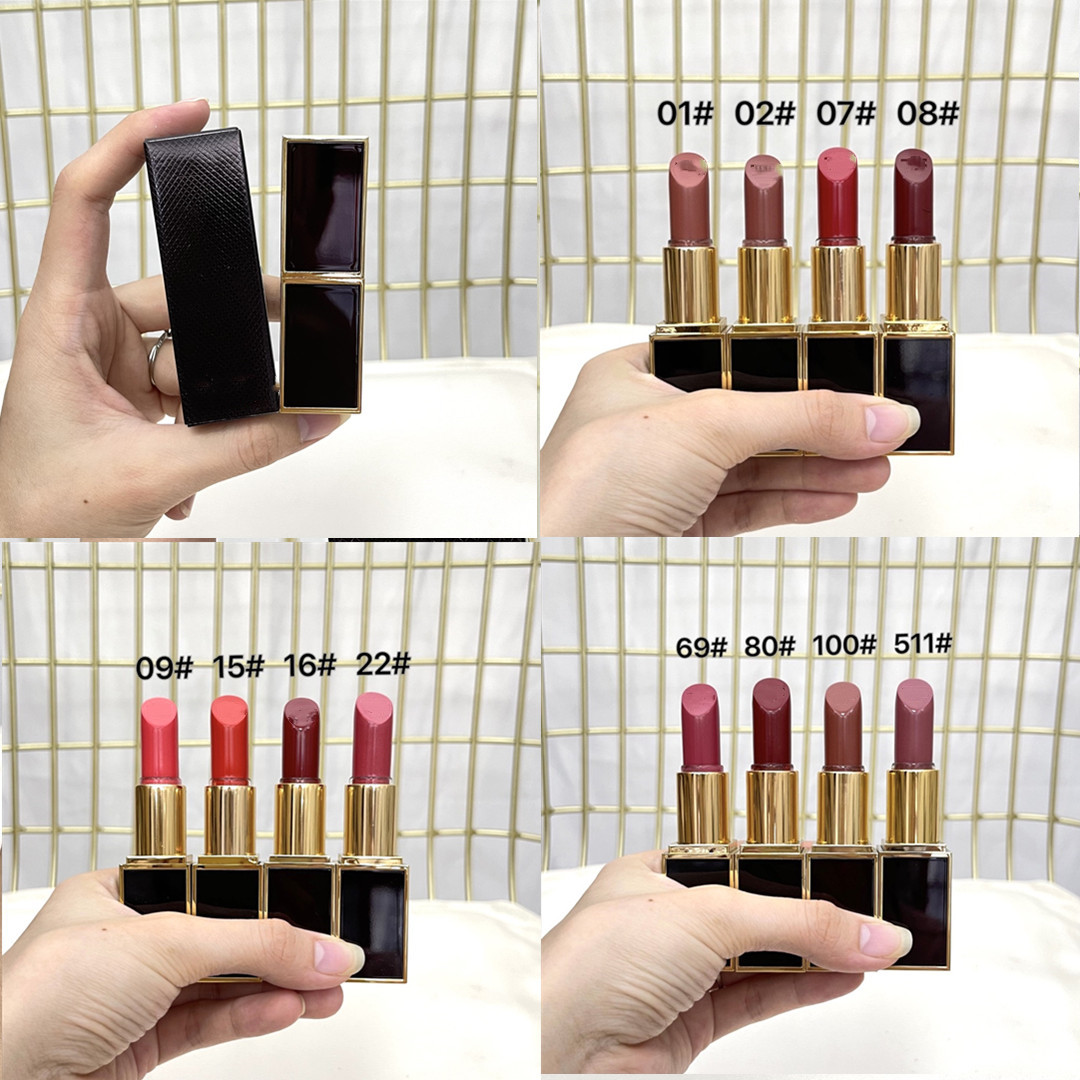 

EPACK Top Quality Brand Lipstick Lip Matte Color Limited 15# 16# 80# Metal Tube, Customize