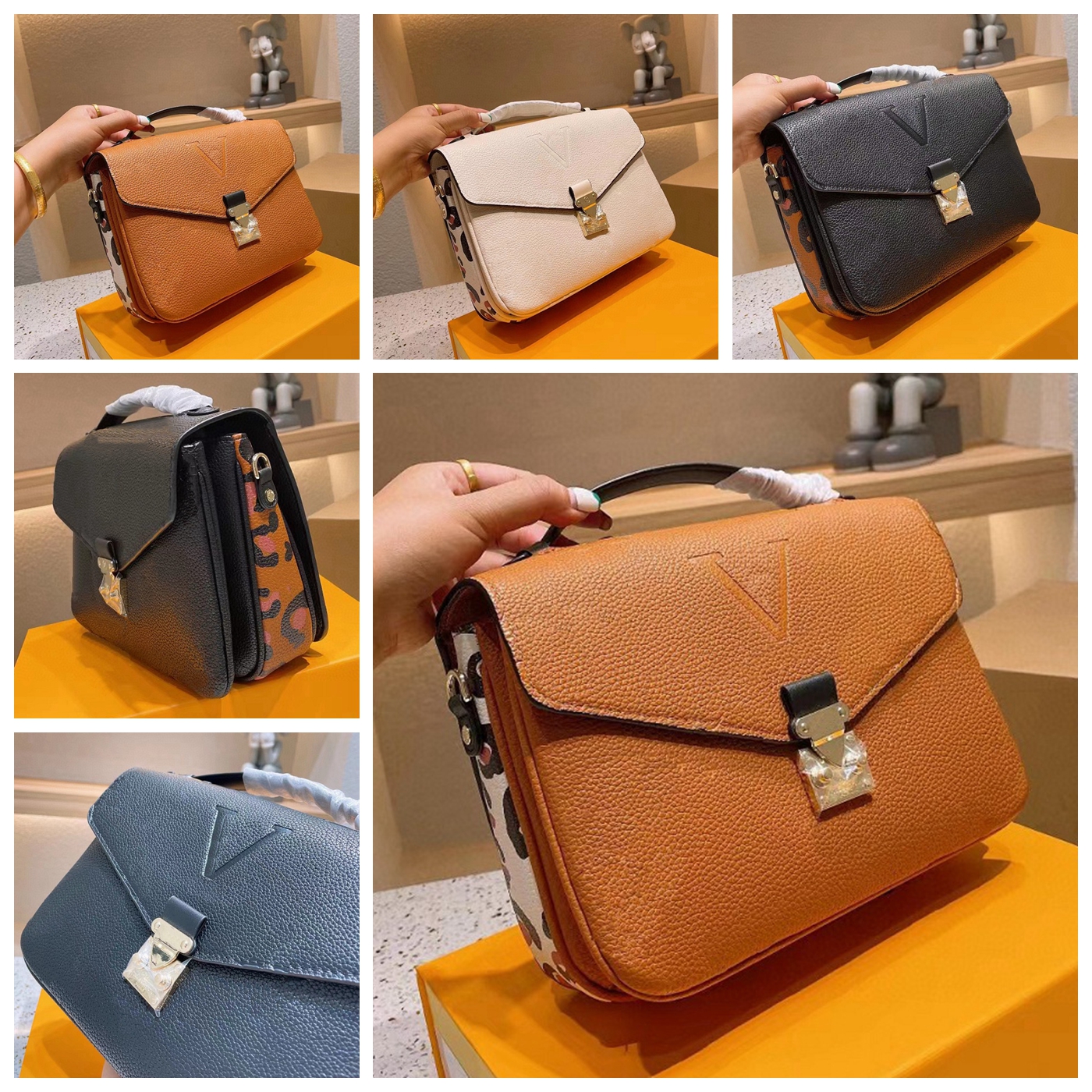 sac de créateur de mode sac à main unique sacs à bandoulière sac à bandoulière pocke femmes cuir de luxe Designers portefeuilles dame dames long