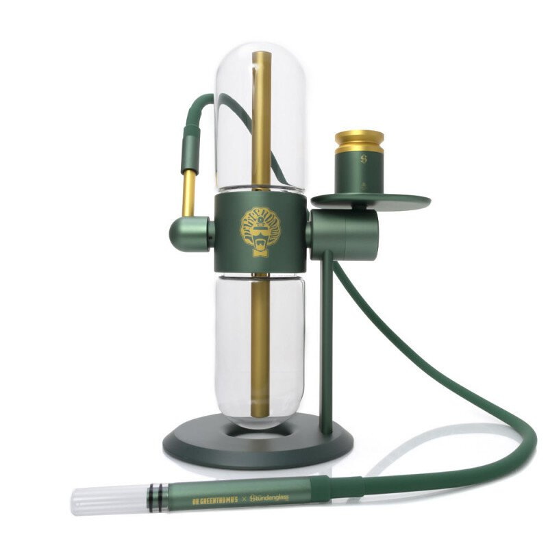 

Dr Greenthumbs Gravity Hookah Compact Water Glass Bong Rotatable Shisha with Great Price
