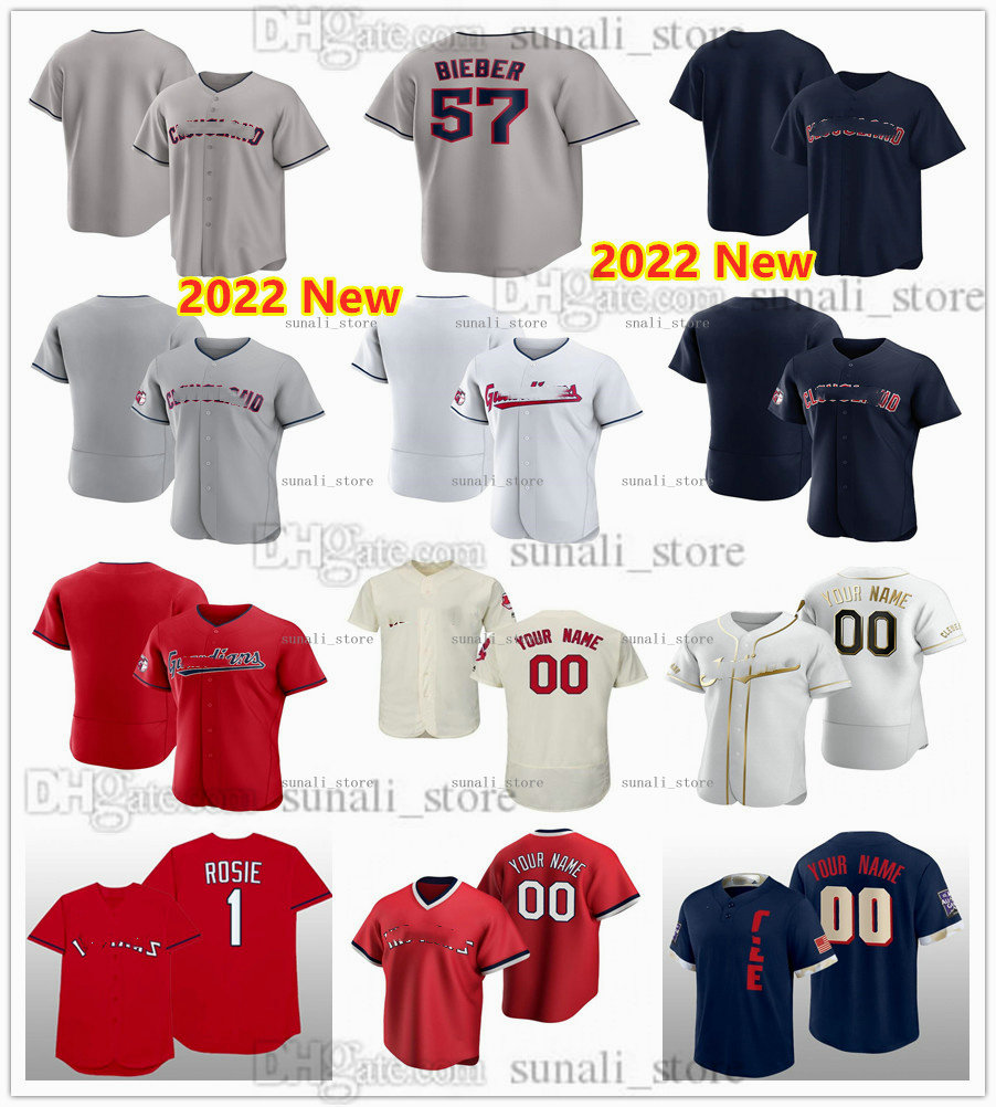 

2022 Baseball Jersey Jim Thome 25 Shane Bieber 57 José Ramírez 11 Amed Rosario 1 Josh Naylor 22 Sandy León 9 Emmanuel Clase 48 Bobby Bradley 44 Zimmer 4 James Karinchak 99, Black