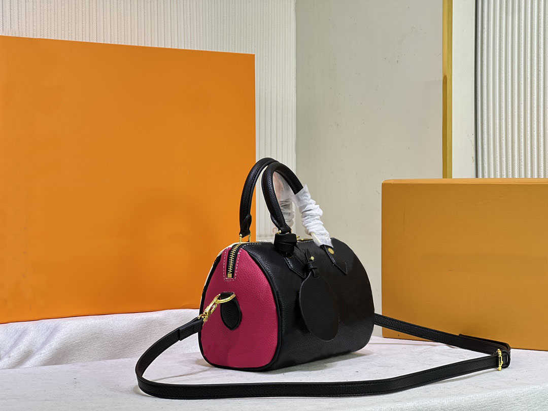 

Luxury Designer Handbag Shopping Bag 5A High Quality Speedys Totes Fashion Brand Red Black White Patchwork Print Micro Travel Bag Wallet, Multi