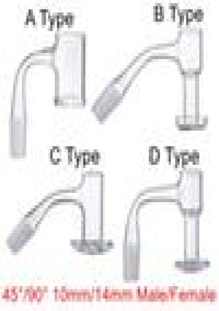 

Seamless Fully Weld Quartz Banger Nails Terp Slurper Beveled Edge Blender Spin Nail 45 90 Degree 10mm 14mm Male OD 20mm Smoking Ac2042453