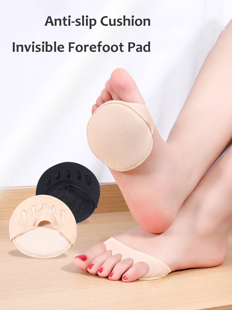 

Antiskid Forefoot Pad Soft Memory Foam Breathable Shock Absorption Toes Pretect Cushion Invisible Shoe Socks Cushions