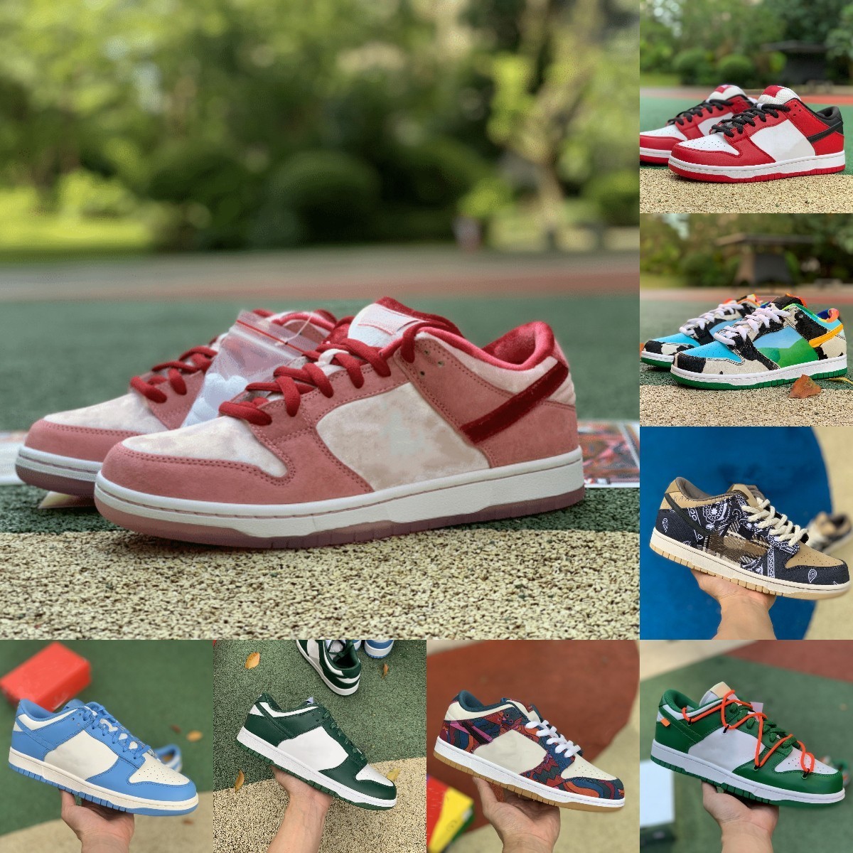 

Top Quality Running Casual Shoes Men Women Parra Zebra Dunksb Classic Green Laser Blue Lot 1 Sean Cliver Pine Green Papa Bear StrangeLove Trainer Designer Sneakers, Please contact us