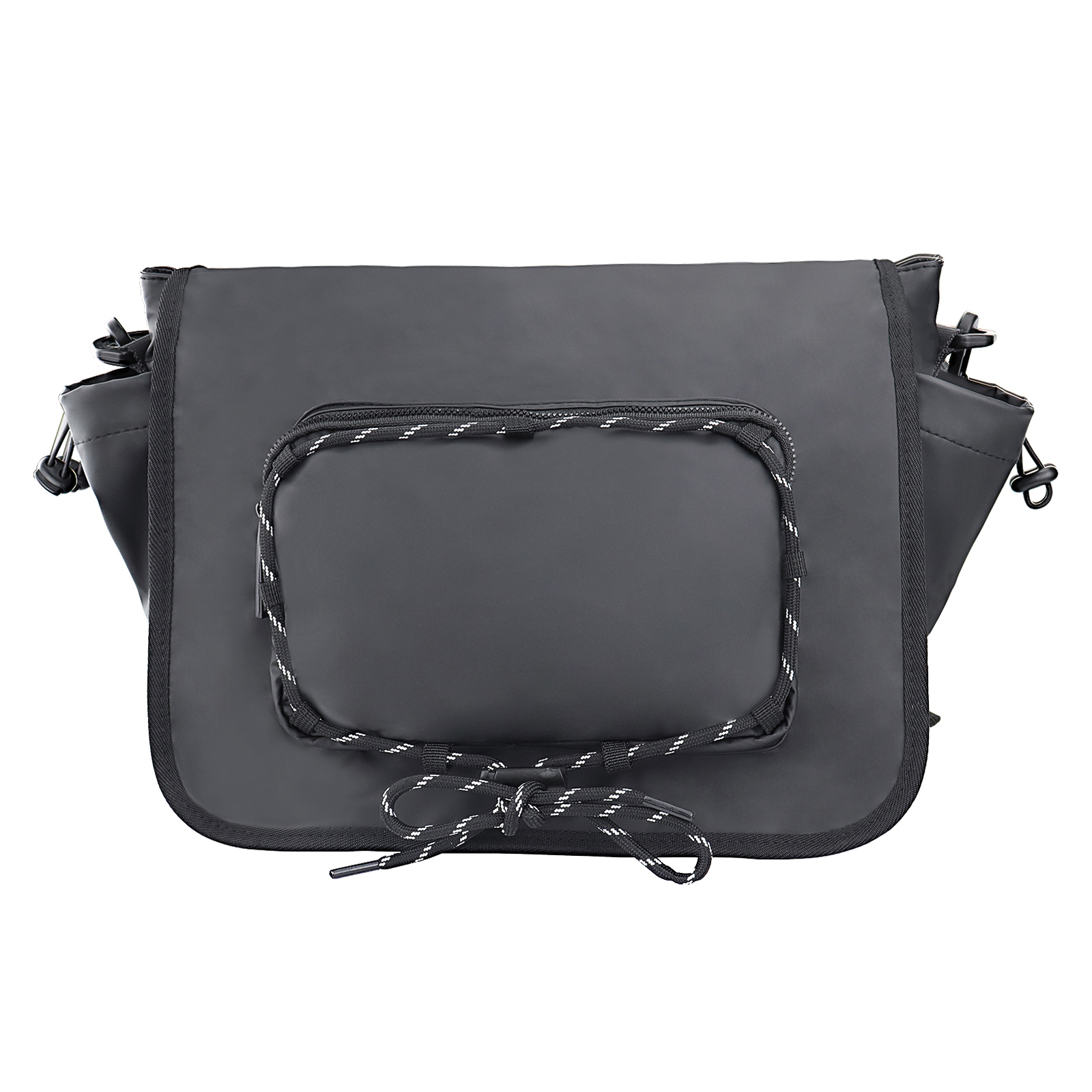 

WHALE POWER Briefcases Retro Waterproof nylon cloth Briefcase Shoulder Women Business Man Computer Bag Messenger Bags Fashion student bag#LMN-1999, Black