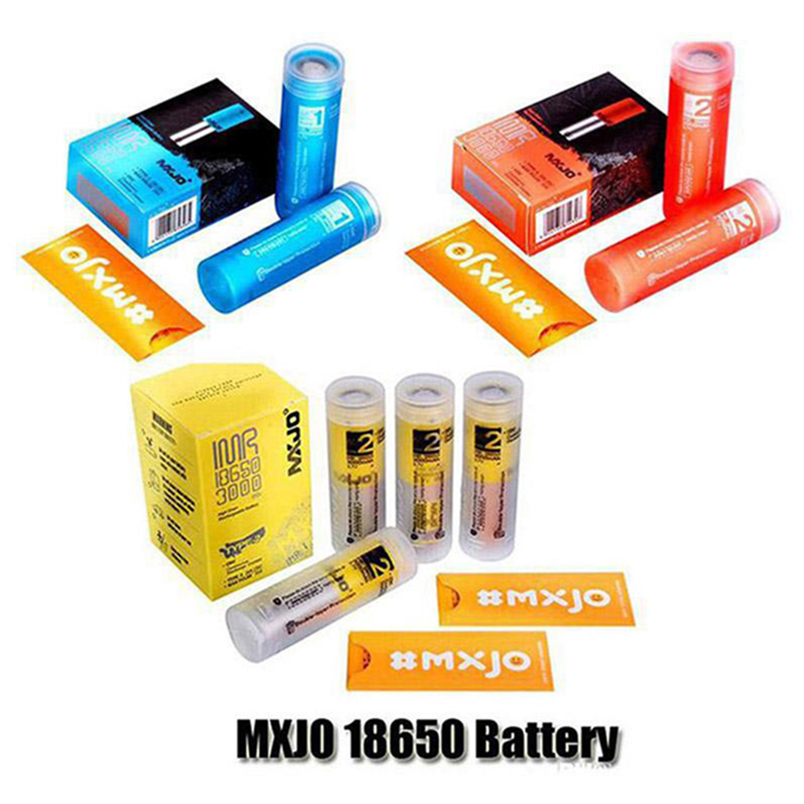 

100% Original MXJO Blackcell IMR 18650 Battery Type 1 2 Red Blue Yellow 3500mAh 20A 3000mAh 35A 3.7V Rechargeable Lithium E Cigs Vape Mod Batteries Genuine