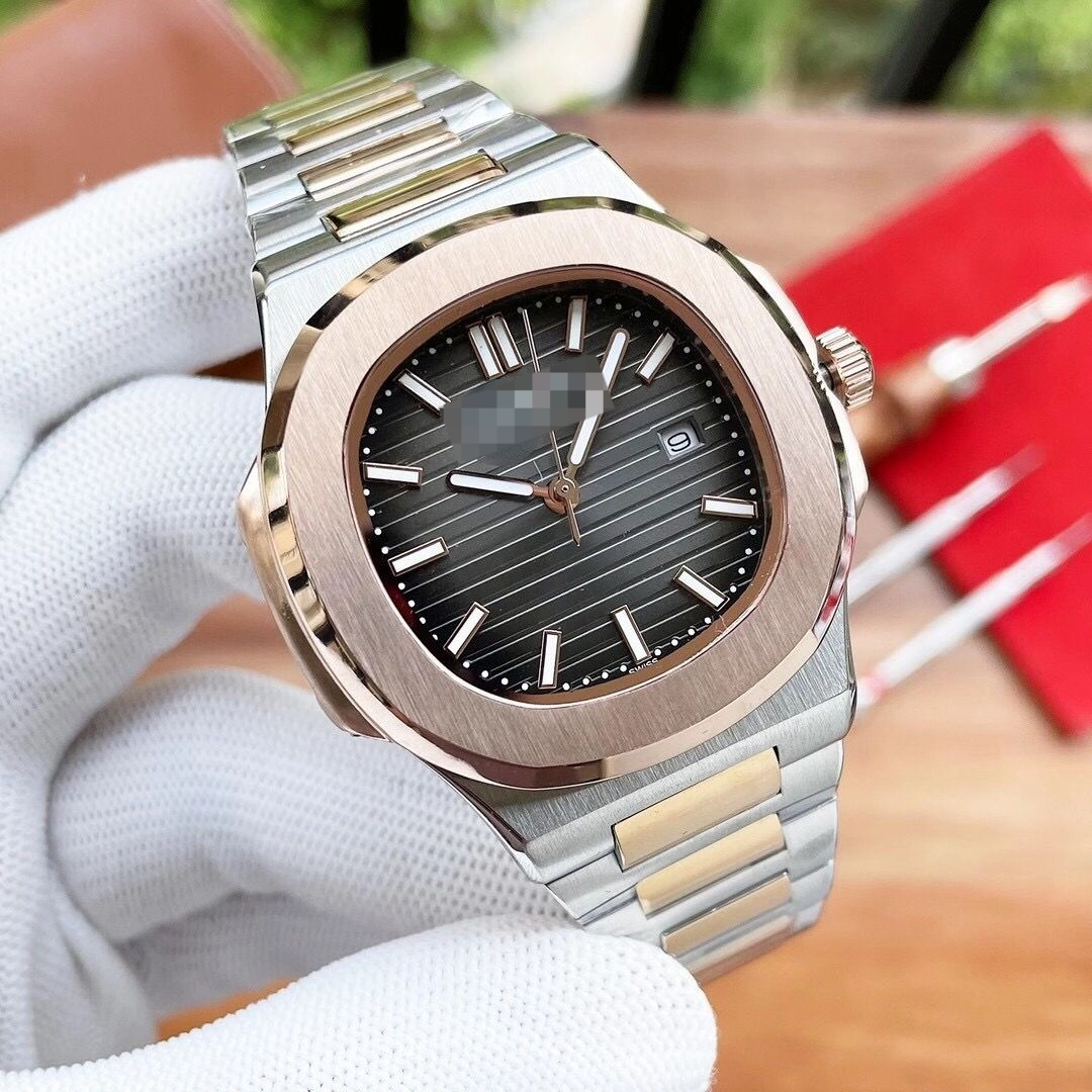 

Fully automatic mechanical steel belt watch male 100 da Nautilus grenade series sports luminous
