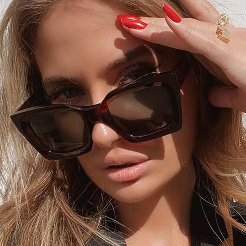 

Sunglasses Est Vintage Square Designer Women 2022 Fashion Oversized Shades Black Acetate Sun Glasses Lentes SolSunglassesSunglasses