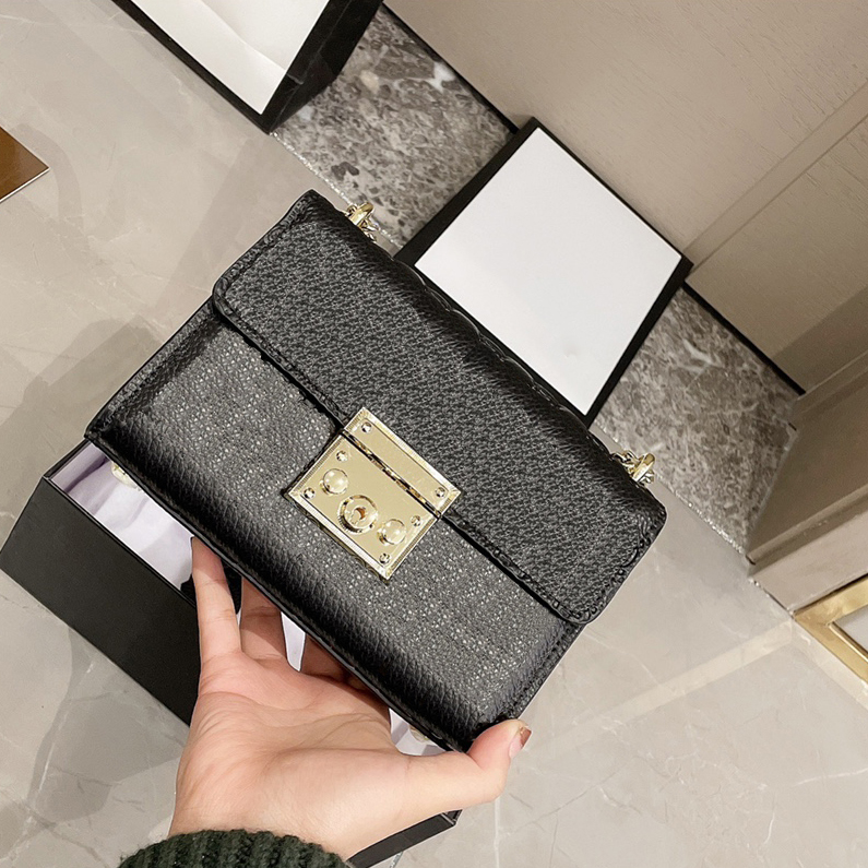 2022 SS sac à chaîne carrée double g