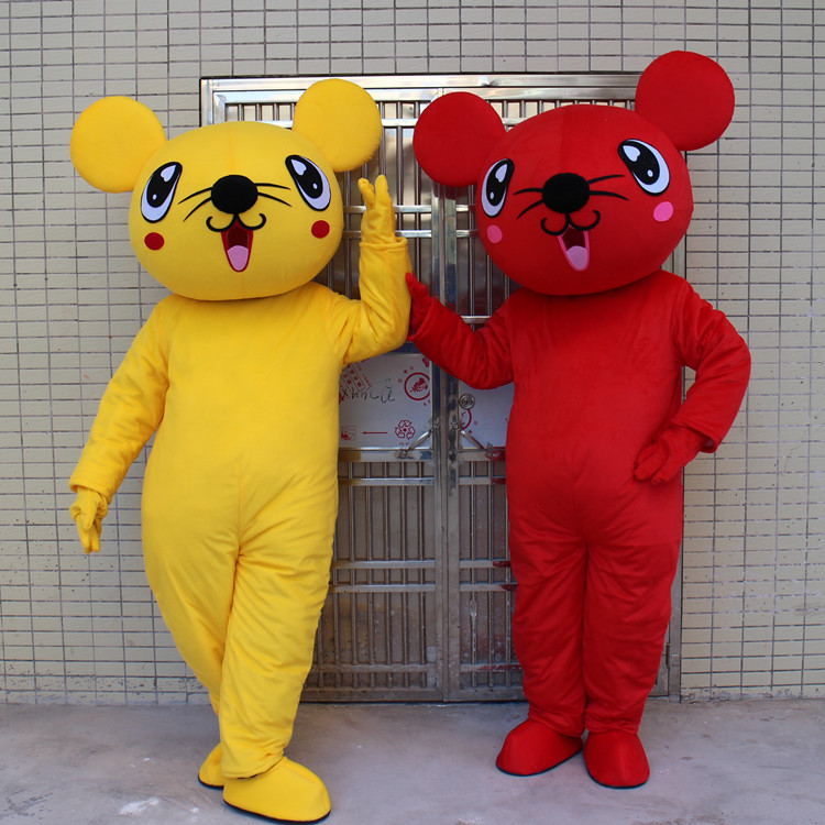 

High Quality Mouse Mascot Costumes 8 Style Cartoon Apparel Halloween Christmas New Year Carvinal Party Mascot, Red