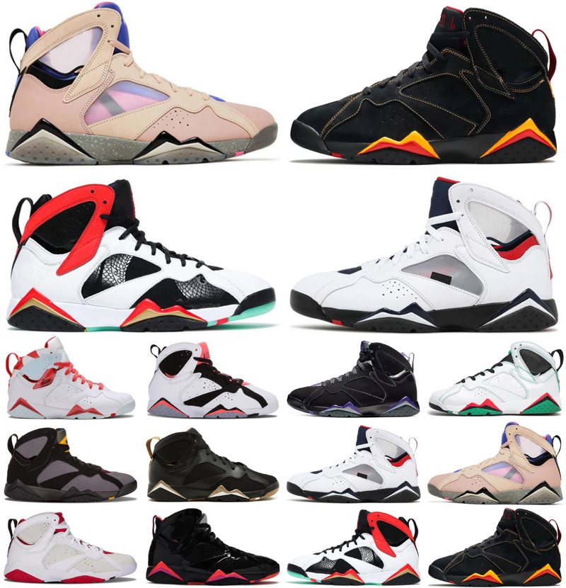 

Jumpman 7S Women Men Basketball Shoes Sapphire 7 VII Citrus Flint Greater China University Blue Hare Raptor Bordeaux Paname Citrus Shimmer Sweater Trainer Sneakers, As photo 13