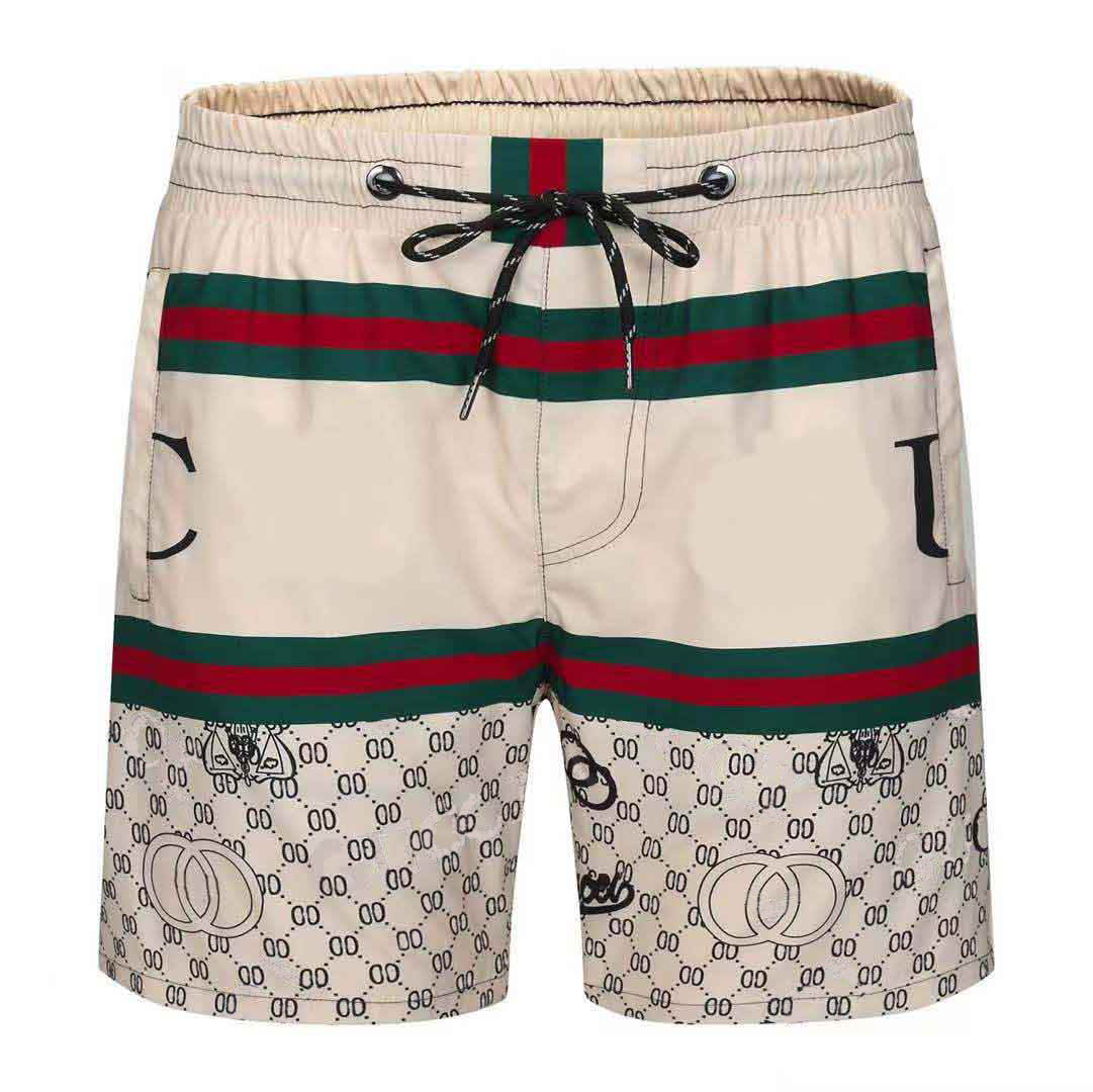 

Mens Shorts Summer Designers Casual Sports 2021 Fashion Quick Drying Men Beach Pants Black and White Asian Size M-XXXL, Champagne