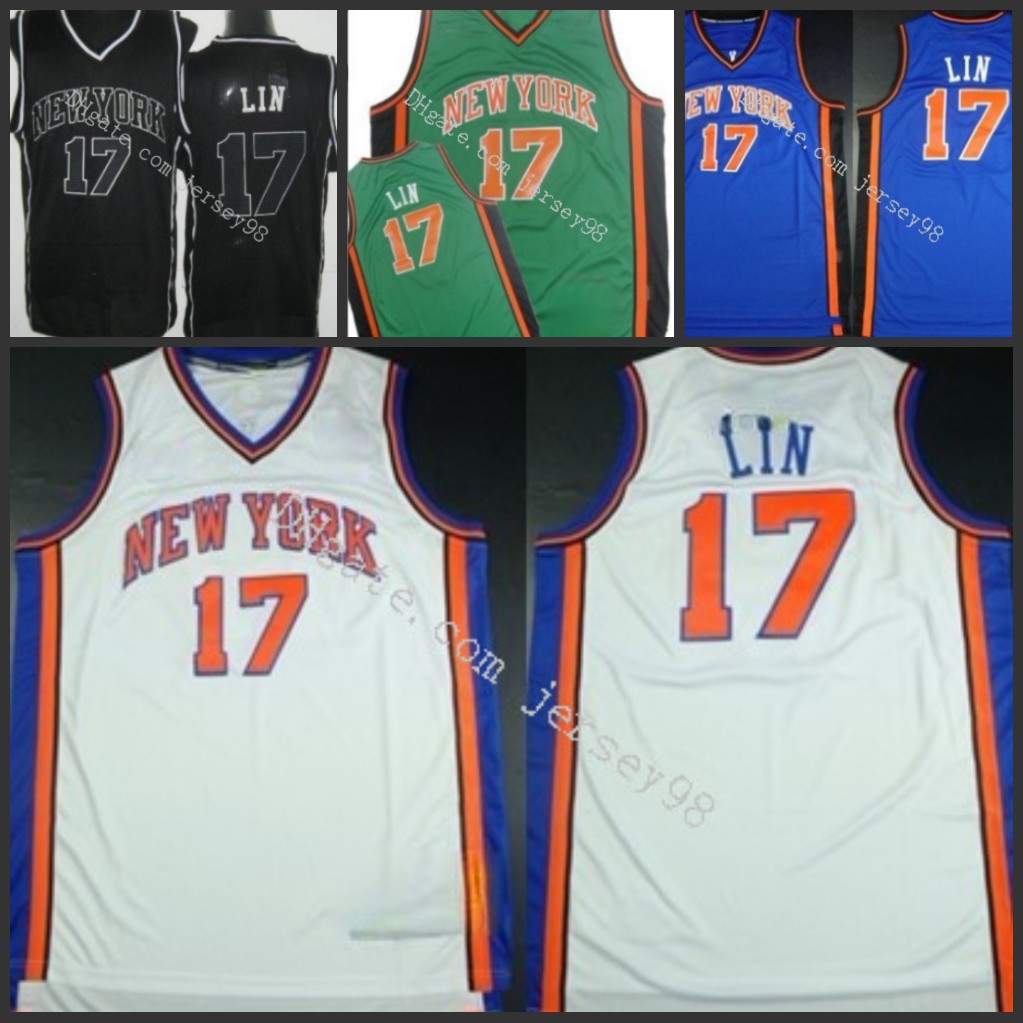 

New York''Knicks''men #17''Jeremy''Lin retro Basketball''Jersey