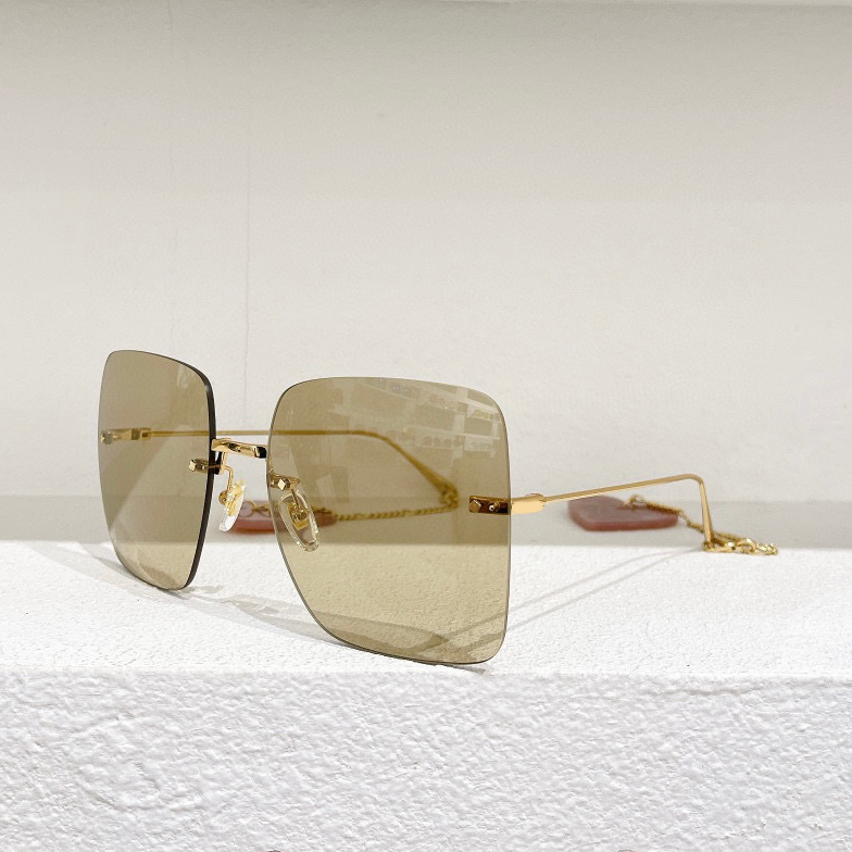 

Sunglasses For Women and Men Summer 1147 Style Anti-Ultraviolet Retro Plate Frameless Glasses Random Box