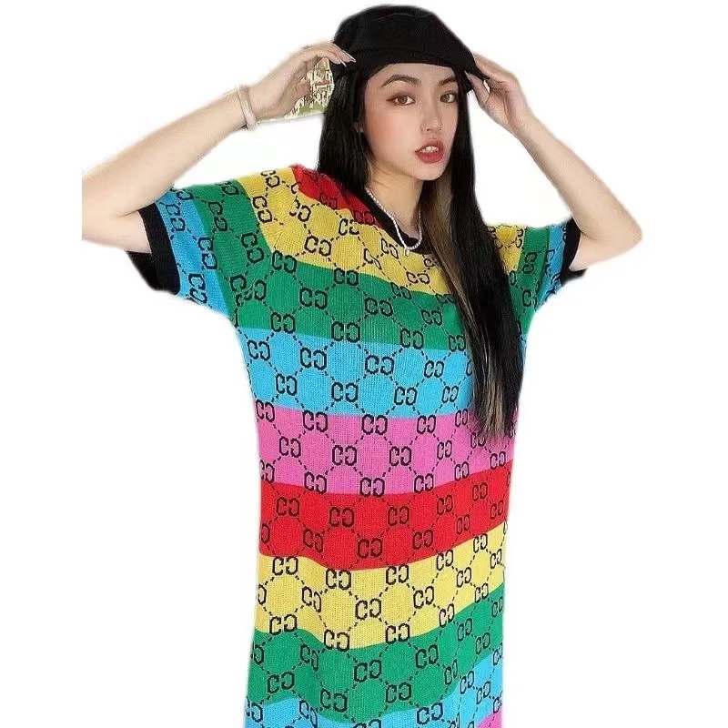 

Designers Letters Women Knits Vest Dresses Fashion Sleeveless Casual Shirts Dress Ladies Party Short Skirts Clothing#986, Multi